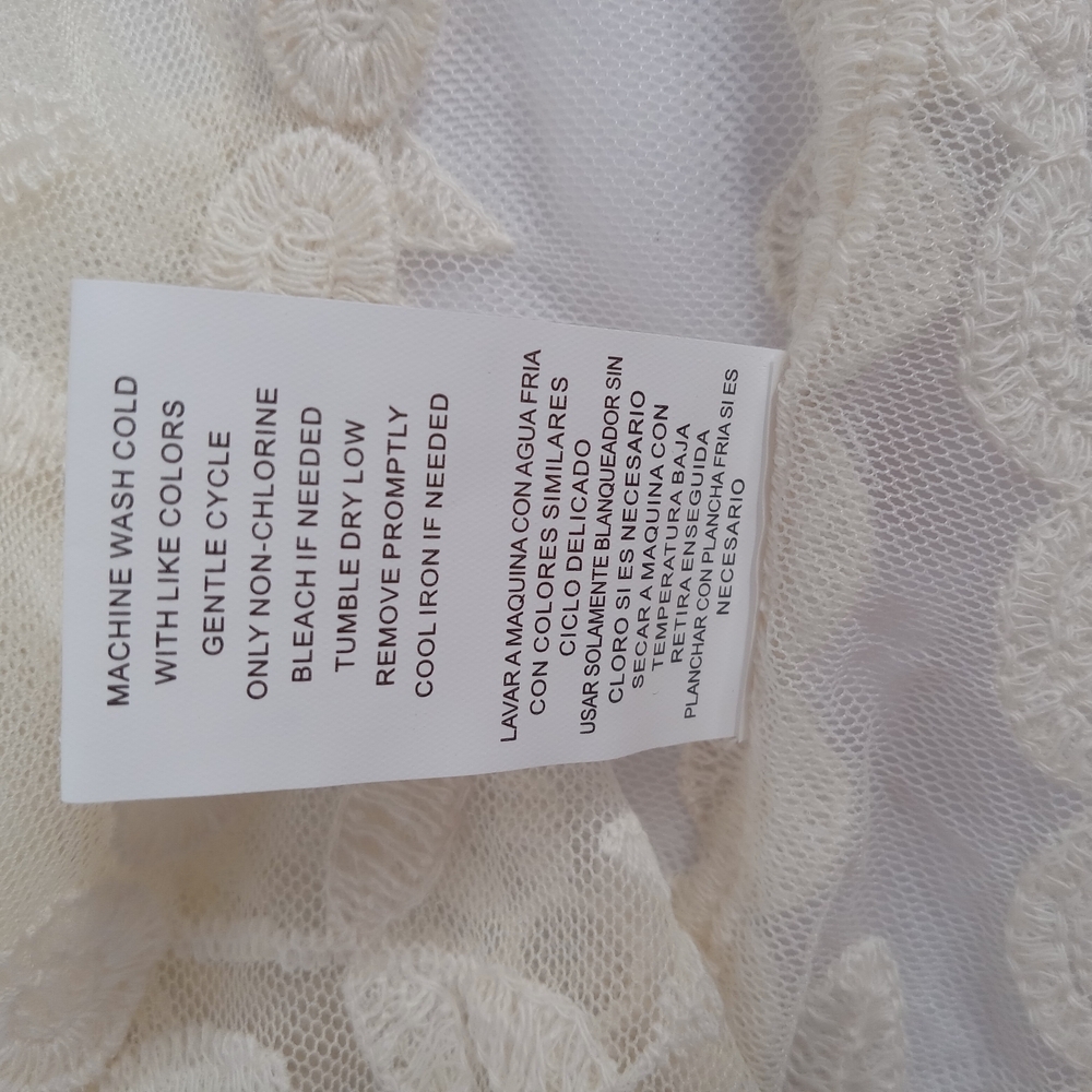 Rewind Cream Embroidered Boho Blouse - Picture 9 of 12
